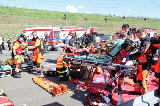 Ćwiczenia służb "Autostrada 2016"