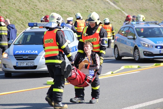 Ćwiczenia służb "Autostrada 2016"