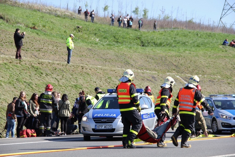 Ćwiczenia służb "Autostrada 2016"