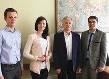 Od lewej: Krzysztof, Magdalena, Zdzisław i Andrzej. 