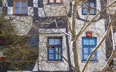 Hundertwasserhaus w Wiedniu.
