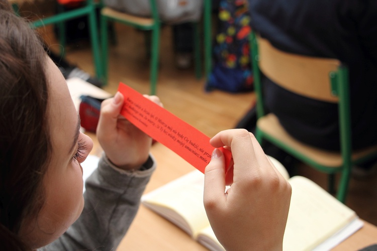 Projekt edukacyjny z religii w Gimanzjum nr 2 w Łowiczu