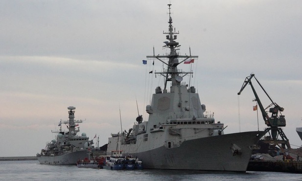Fregaty NATO w Gdyni