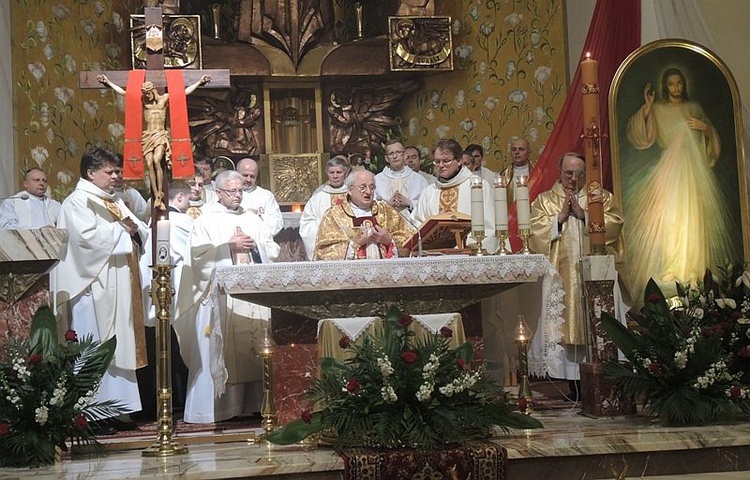 Msza św. księży rodaków i pracujących na Złotych Łanach