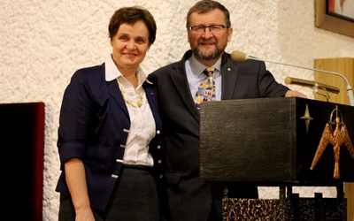Jadwiga i Jacek Pulikowscy w krakowskim RCS