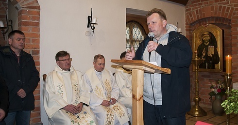 Męskie spotkanie na Górze Polanowskiej