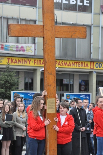 Limanowa - znaki ŚDM