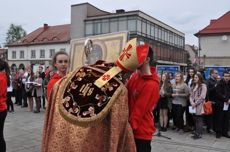 Limanowa - znaki ŚDM