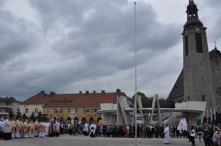 Limanowa - znaki ŚDM