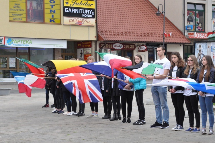 Limanowa - znaki ŚDM