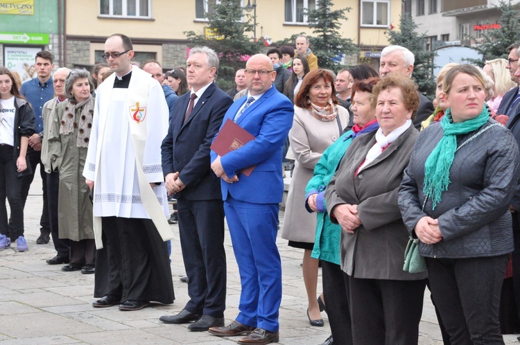 Limanowa - znaki ŚDM