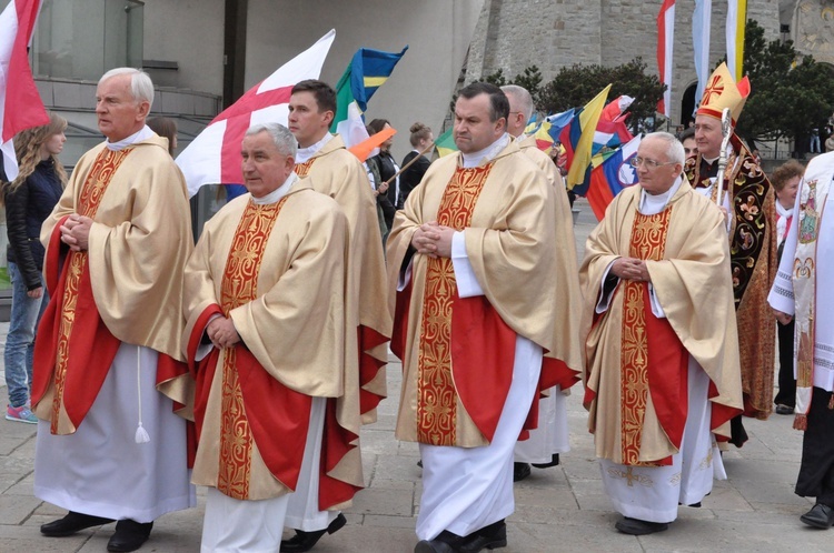 Limanowa - znaki ŚDM