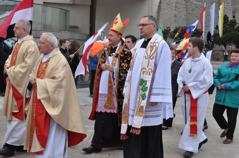 Limanowa - znaki ŚDM