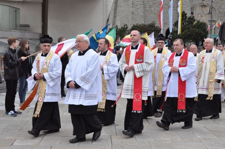 Limanowa - znaki ŚDM