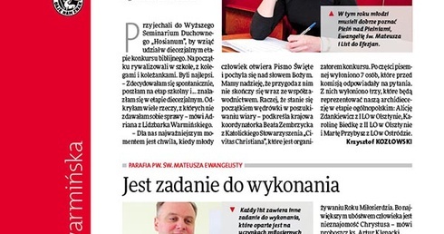 Posłaniec Warmiński 19/2016