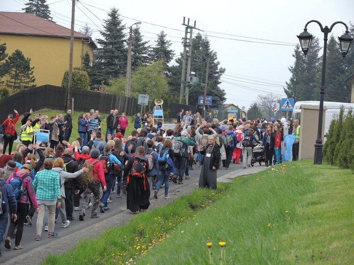 Na trasie 2. dnia - Łagiewniki 2016