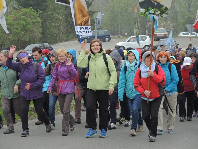 Na trasie 2. dnia - Łagiewniki 2016