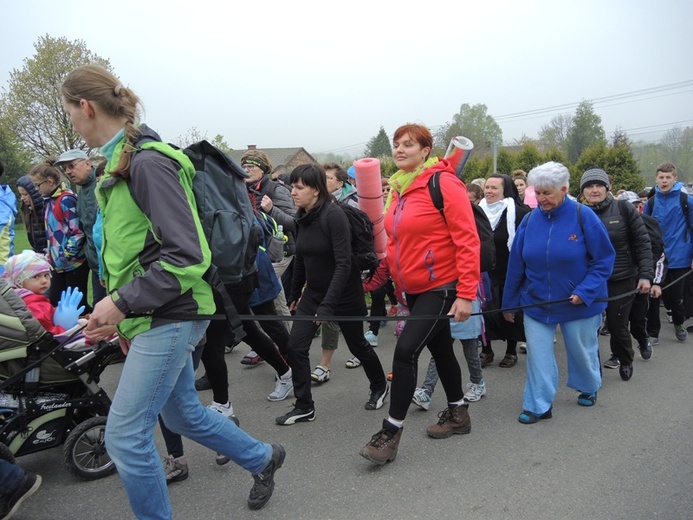 Na trasie 2. dnia - Łagiewniki 2016