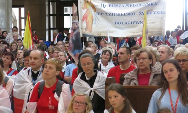 Pielgrzymi w Centrum JP II