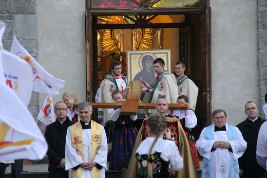 Symbole ŚDM w Kamienicy