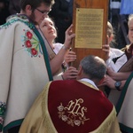 Symbole ŚDM w Kamienicy