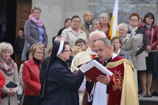 Symbole ŚDM w Kamienicy