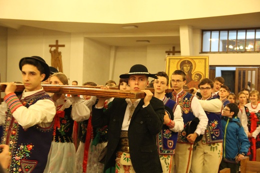 Symbole ŚDM w Krościenku