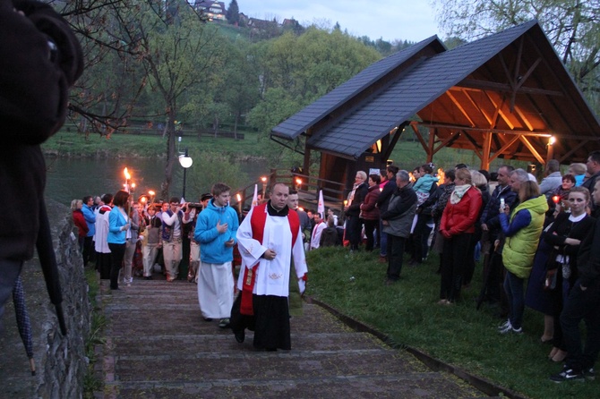 Symbole ŚDM w Krościenku