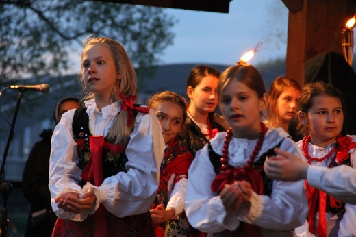 Symbole ŚDM w Krościenku