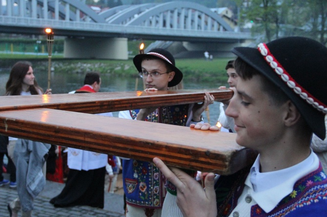 Symbole ŚDM w Krościenku