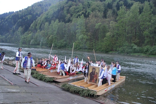 Symbole ŚDM w Krościenku