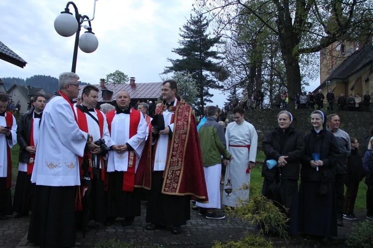 Symbole ŚDM w Krościenku