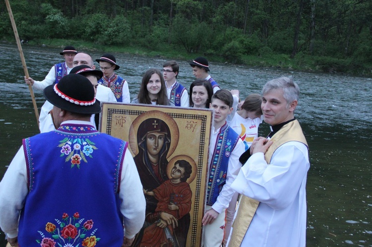 Symbole ŚDM w Krościenku