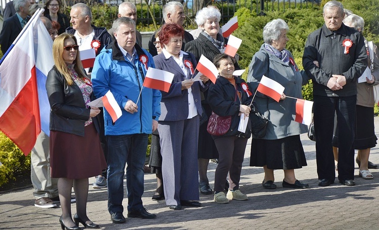 Inscenizacja chrztu Polski w Płońsku