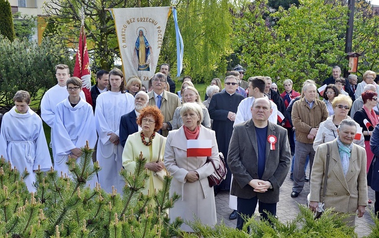 Inscenizacja chrztu Polski w Płońsku