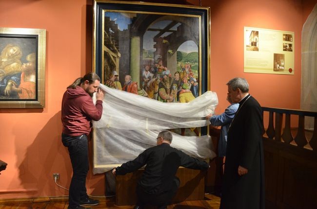 Powrót obrazu "Pokłon Trzech Króli"