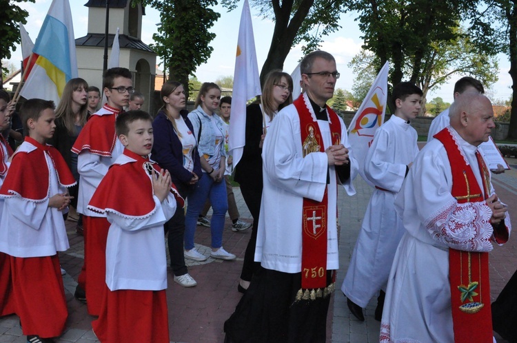 Znaki ŚDM w Szczepanowie