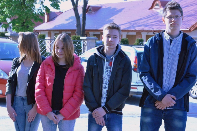 Znaki ŚDM w Szczepanowie