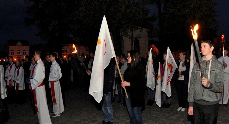 Przyjęcie znaków w Ciężkowicach
