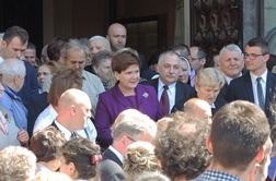 Rodzice, najbliżsi i przyjaciele nowych diakonów - wśród nich premier Beata Szydło