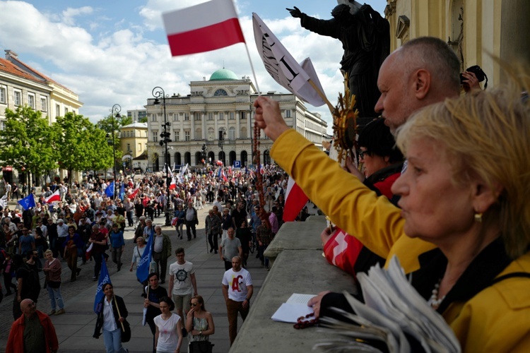 Marsz KOD w Warszawie