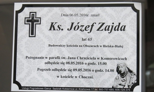 Zmarł ks. Józef Zajda