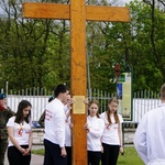 Symbole ŚDM w Dąbrowie Tarnowskiej