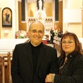 Roberto Marini z żoną