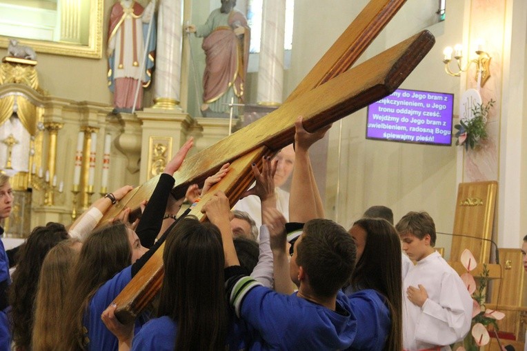 Symbole ŚDM w Radomyślu Wielkim