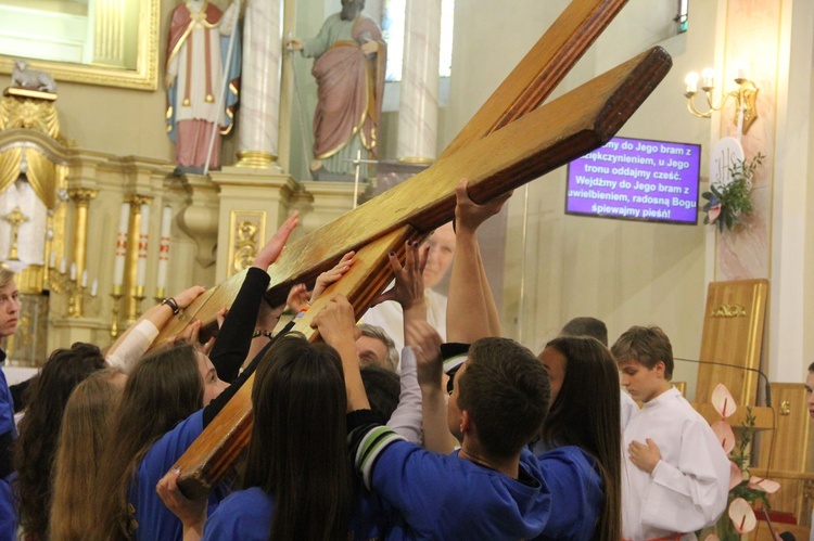 Symbole ŚDM w Radomyślu Wielkim