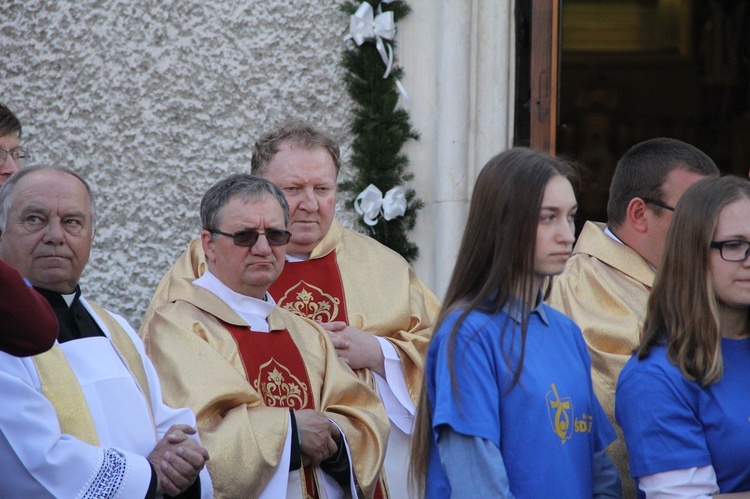 Symbole ŚDM w Radomyślu Wielkim