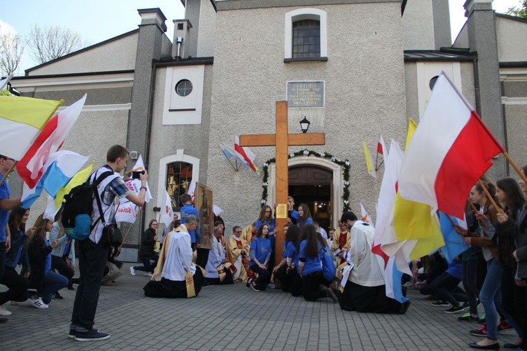 Symbole ŚDM w Radomyślu Wielkim