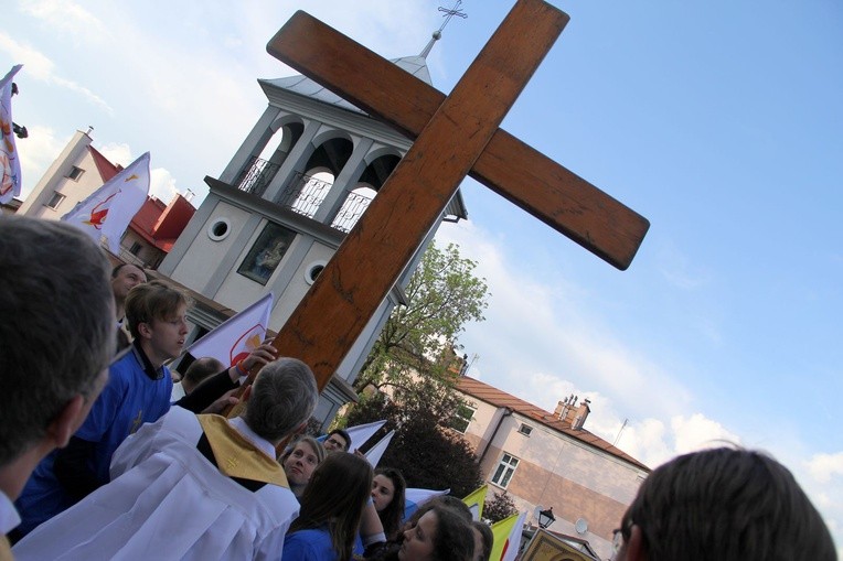 Symbole ŚDM w Radomyślu Wielkim