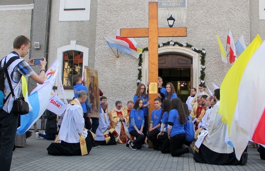 Symbole ŚDM w Radomyślu Wielkim